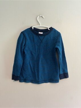 Circo 3t blue striped long sleeve shirt